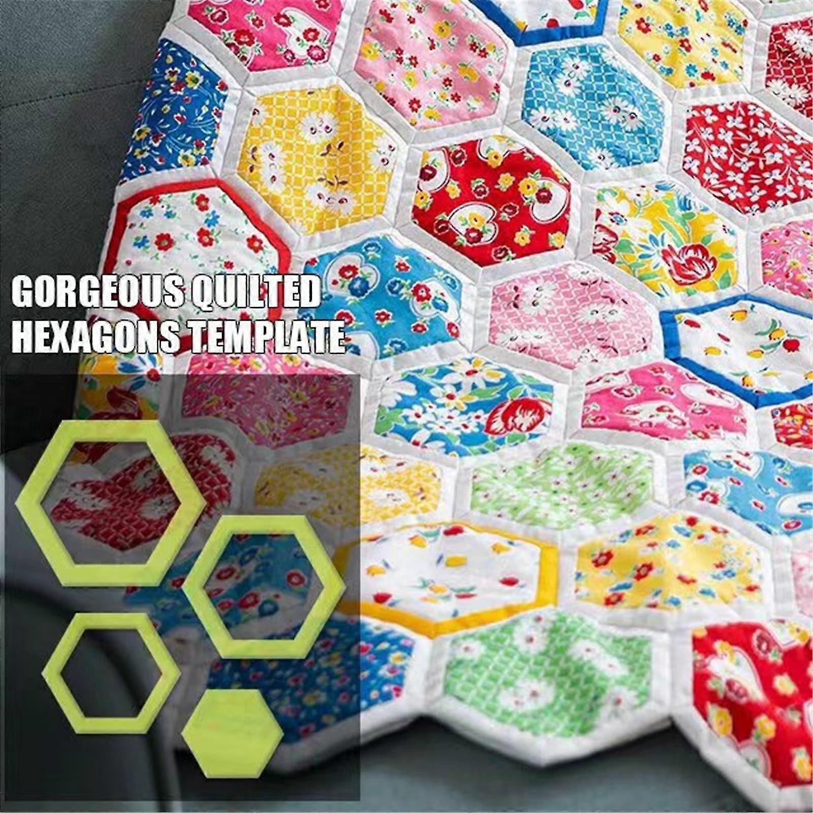 Wunderschöne Sechsecke Quilt Nähvorlage