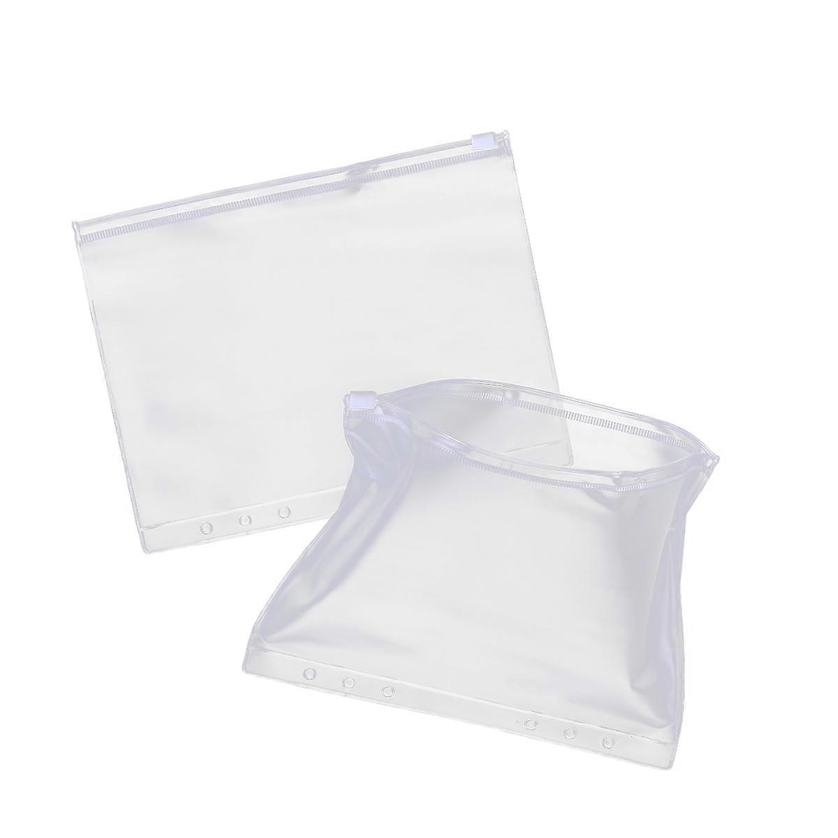 Clear Document Folder A5 Document Folder with Snap Button for Folding Files 24Pcs