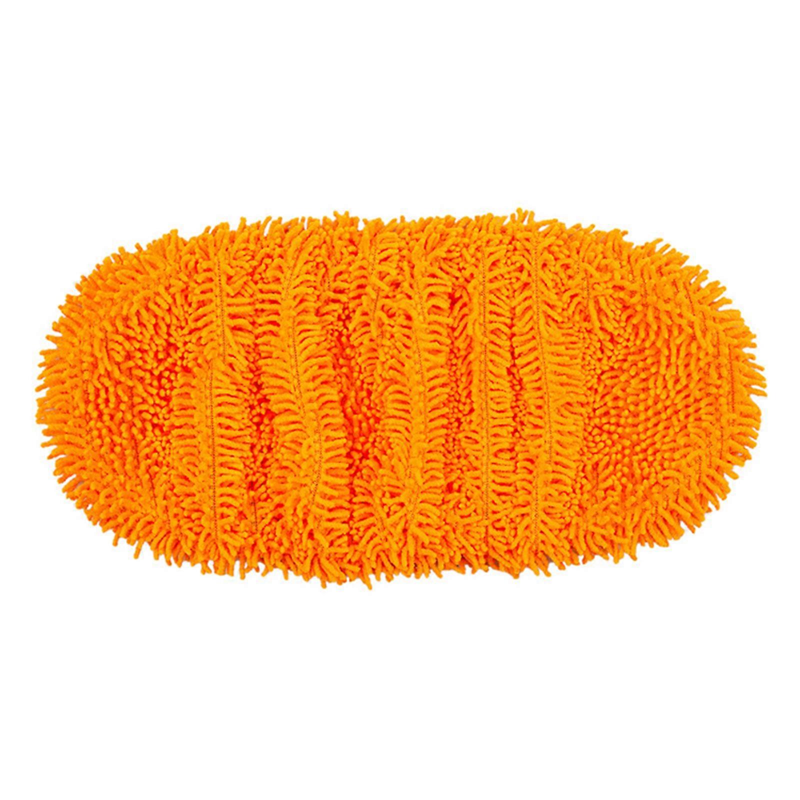 Orange Reusable Flat Mop Pads Replacement Cloths for Swiffer Sweeper XL 