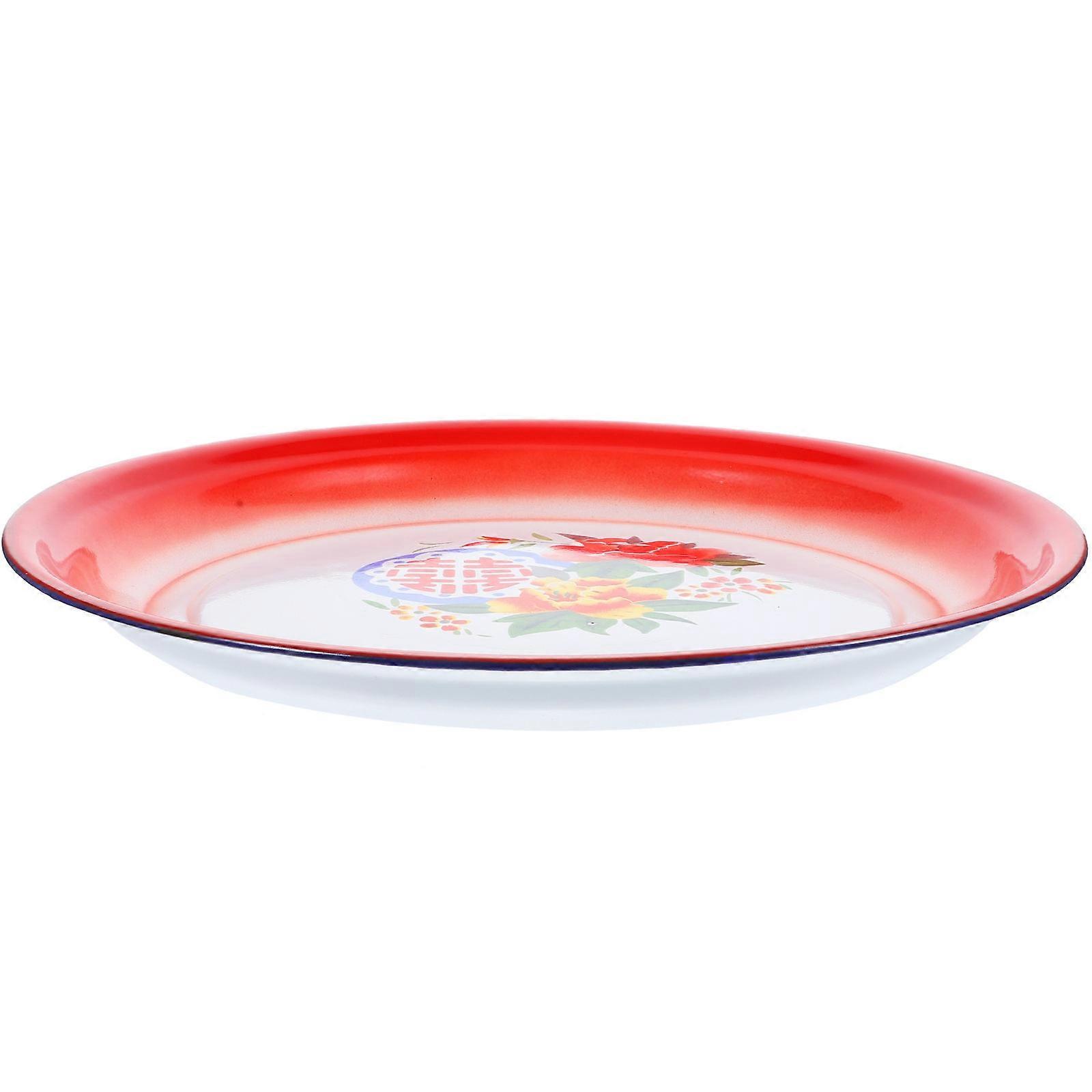Chinese Style Multi-Function Food Dish Serving Plate for Storage