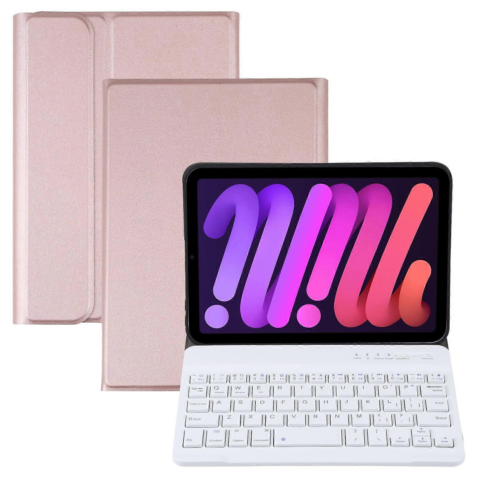 A06 Bluetooth Keyboard PU Case For iPad mini 6