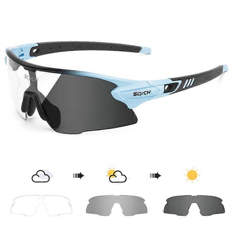Brand Cycling Photochromic Bike Cycling Sunglasses Man Bicycle Goggles Outdoor Sport Fishing Glasses Cycling Mtb Glasses Eyewear