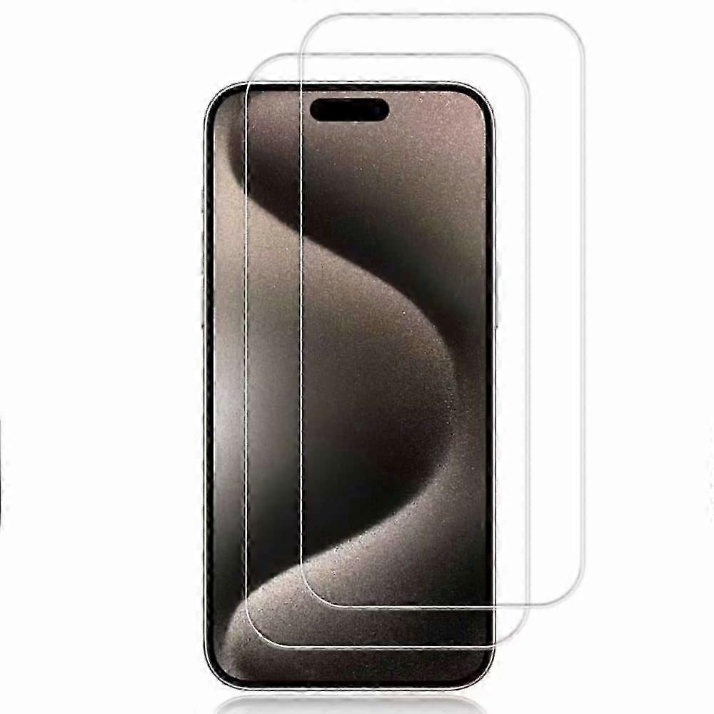 2-Pack iPhone 15 Pro Screen Protector Glass_cdb1