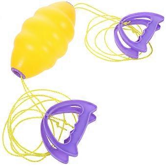 1 Set Double Rallying Balls Children Hand Draw Balls Two-kids Cooperative Puller