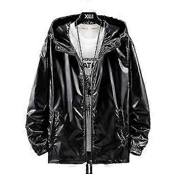 Veste réfléchissante pour hommes Veste de sport imperméable à capuche à coque souple