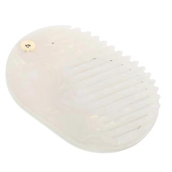 Portable Anti-Static Travel Mirror Comb Set 4-Pack, Compact Hair Styling Tool for On-the-Go Touch-Ups