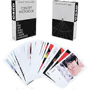Bangtan Boys Map of the Soul On:e Albums Merchandise 54 pcs Photocards for Army Girls Birthday Party Supplies Gift