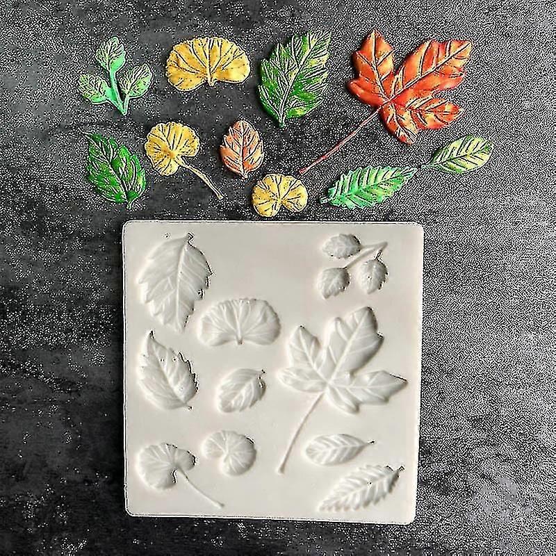 Maple Leaf Ginkgo Leaf Shape Silicone Mold
