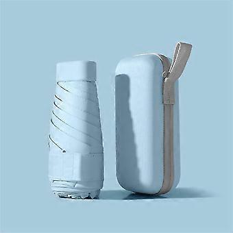 Zakparaplu Winddicht Ultra Light Anti-UV Zon/Regen 6 Opvouwbaar met Doos Mini