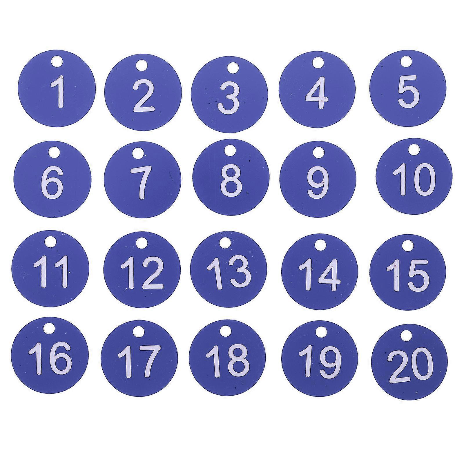 20pcs Beehive Classification Signs Beekeeping Box Markers Numbered Tags
