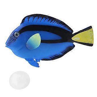 Dcoration d'aquarium, faux poisson tropical, poisson lumineux artificiel amusant 02#