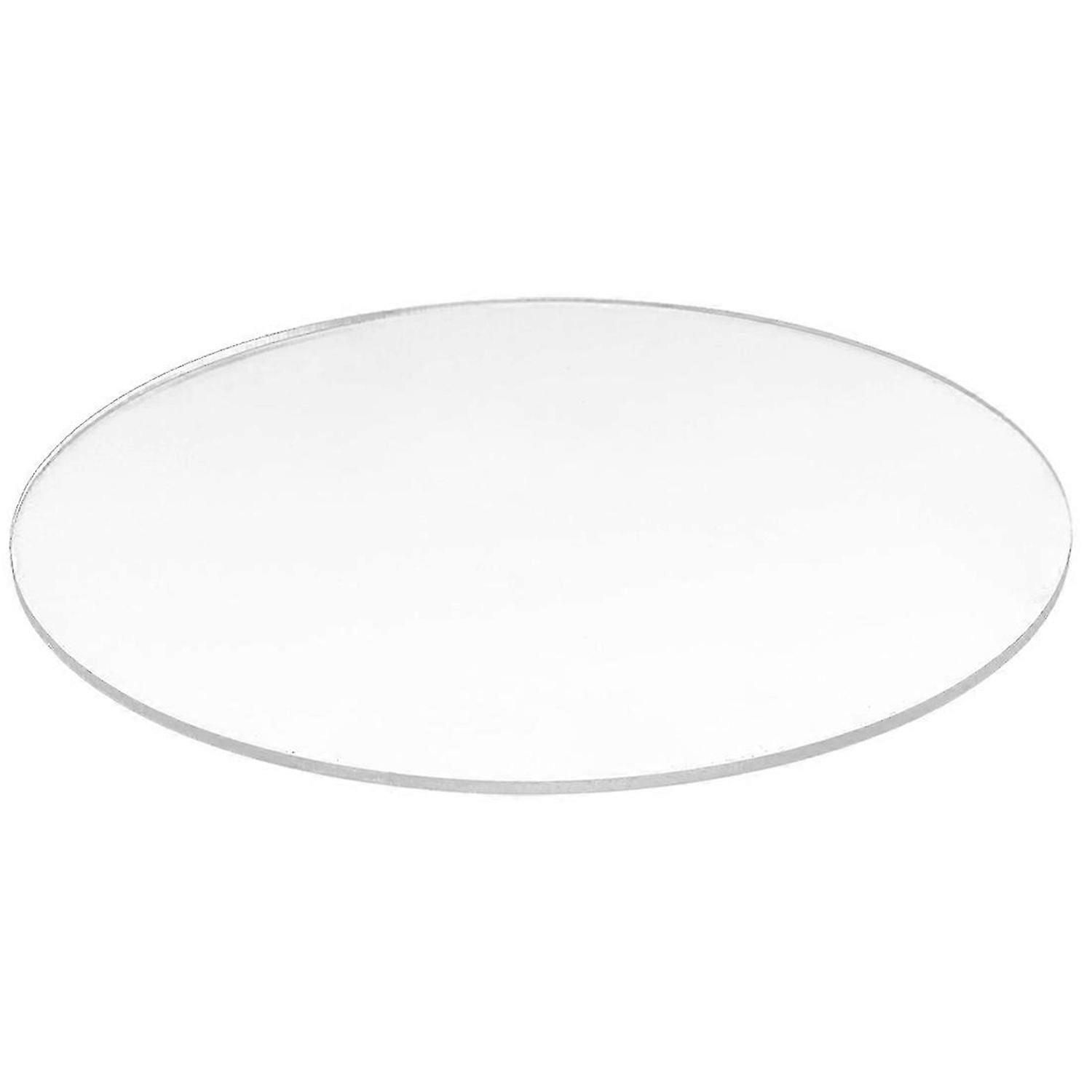 Transparent 3mm thick Mirror Acrylic round Disc Diameter:70mm