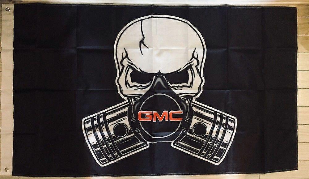 GMC Skull Flag Banner QP-0939