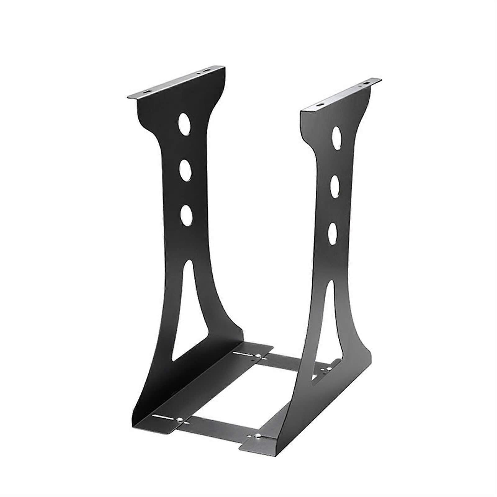 Adjustable CPU Stand and Holder with Metal Support, Under Desk PC Tower Mount for Space Saving