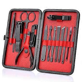 15 Pcs Professional Stainless Steel Nail Clipper For Manicure Pedicure Grooming Toe Nail