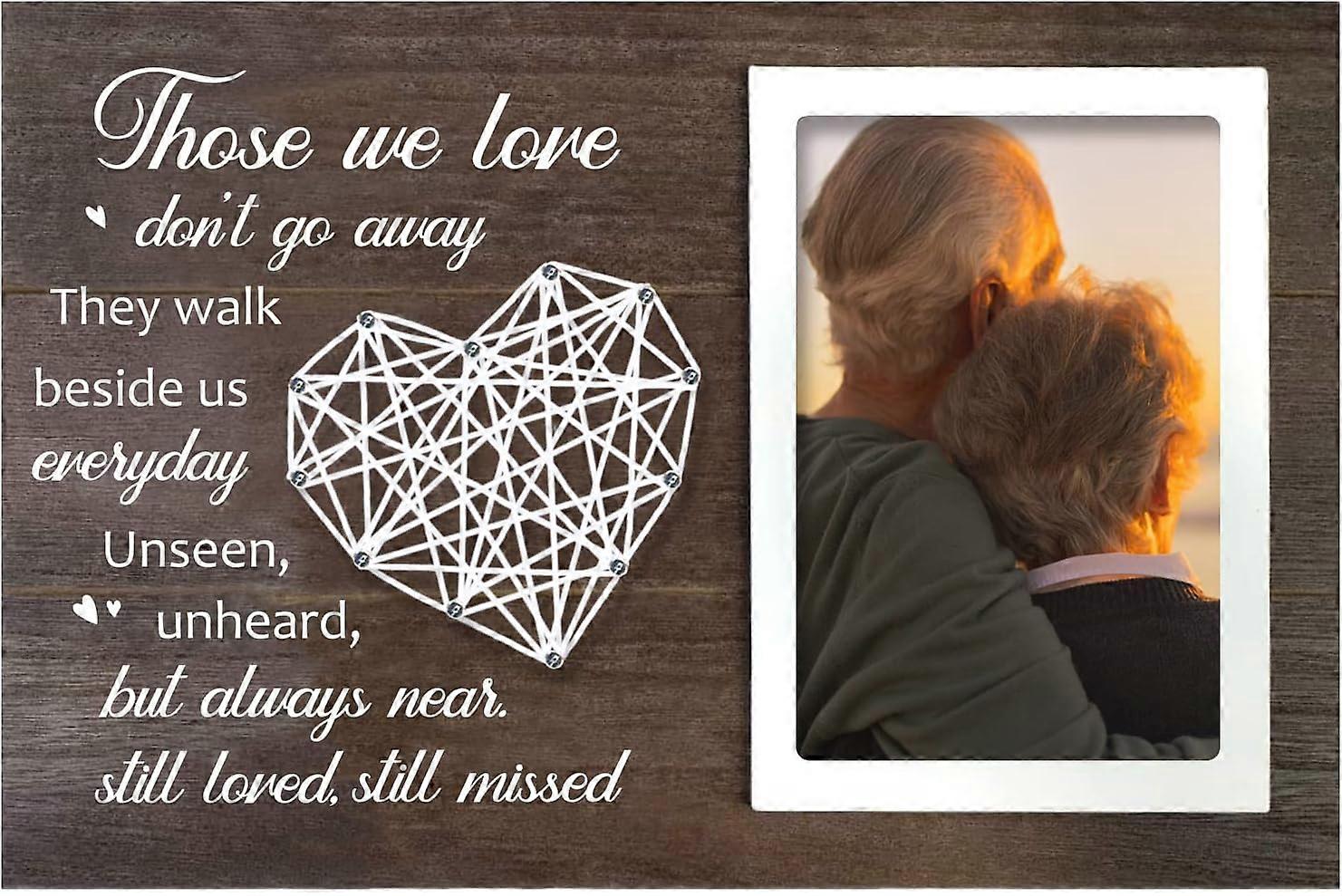 Photo Frame Rectangle Dark Gray Heart Pattern 200x300mm