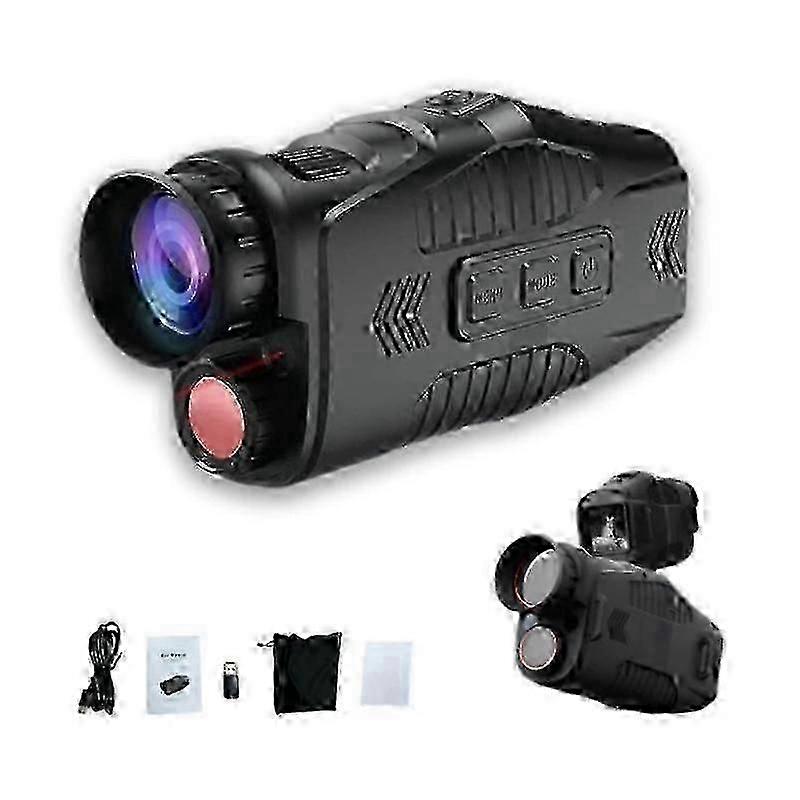 Night Vision Binoculars Black Optic for Low Light Observation