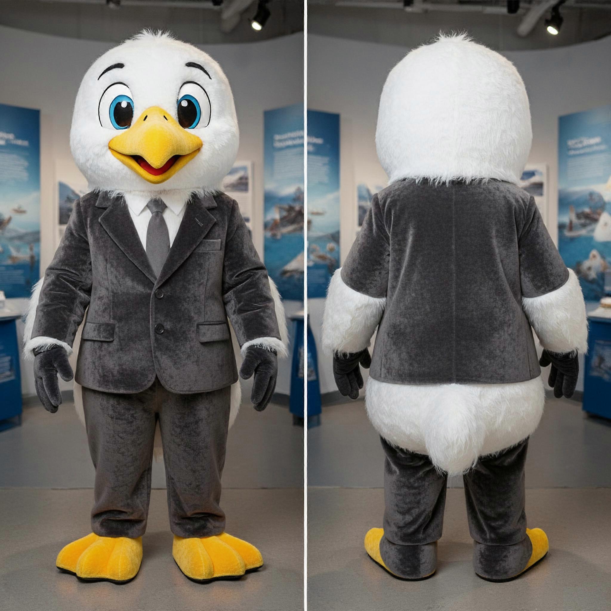 MASTICOT Snow White Cartoon Gull Mascot