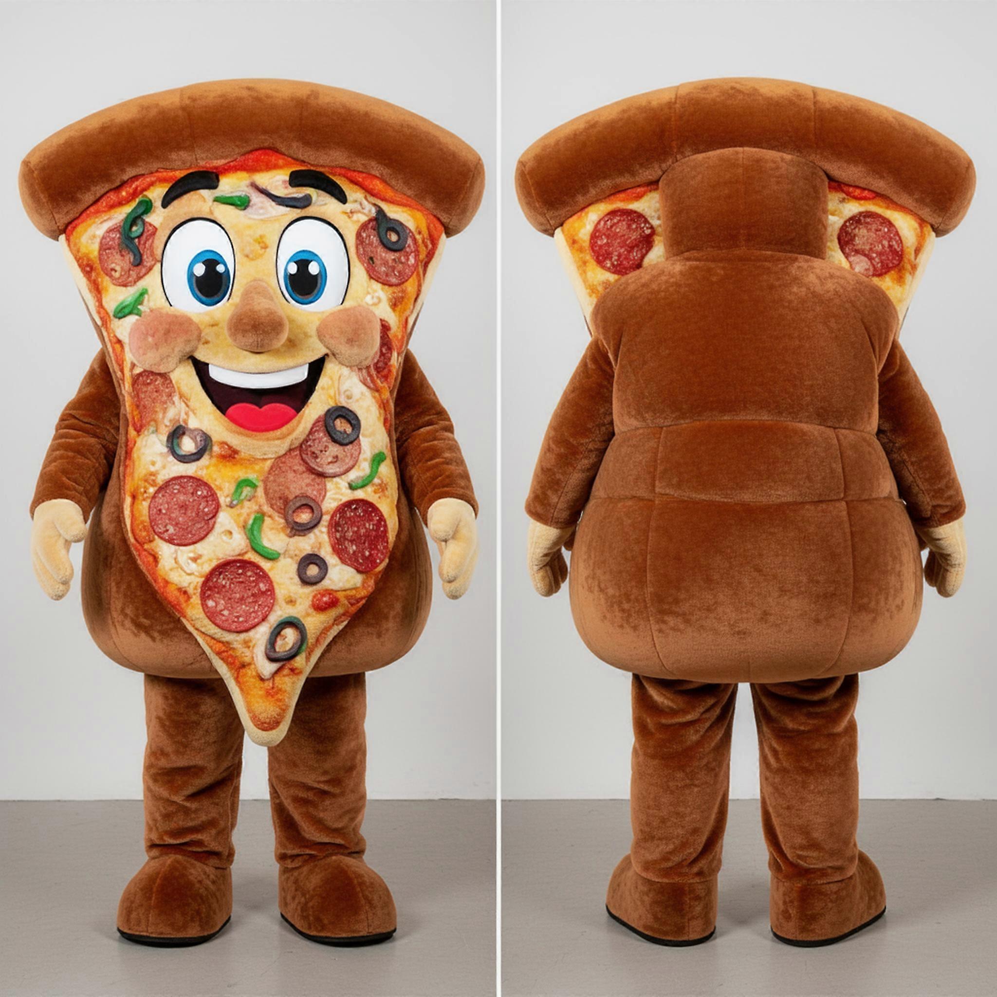 MASTICOT Caramel Velvety Pizza Mascot