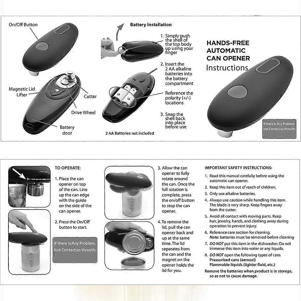 Hands-Free Automatic Can Opener