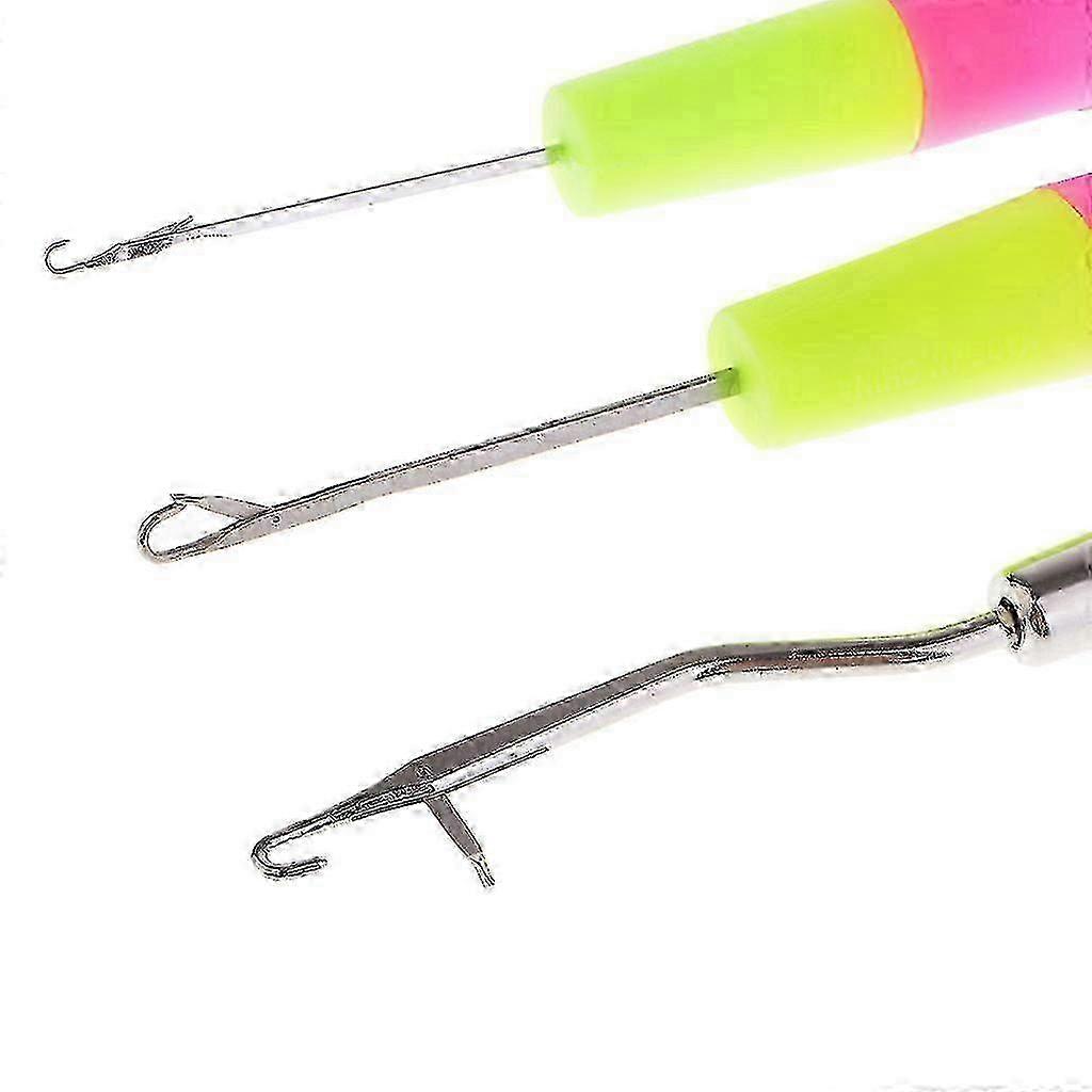 5pcs Latch Hook Crochet Needles For Hair/micro Braid Dread Lock Maintaining