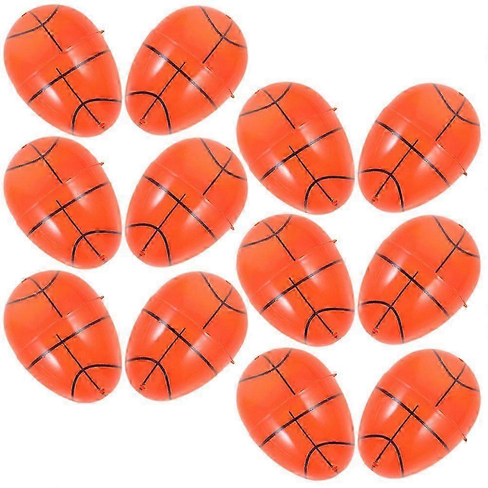 12pcs Fillable Easter Eggs Plastic Sports Ball Easter Eggs Openable Easter Eggs Easter Basket Stuffers ping