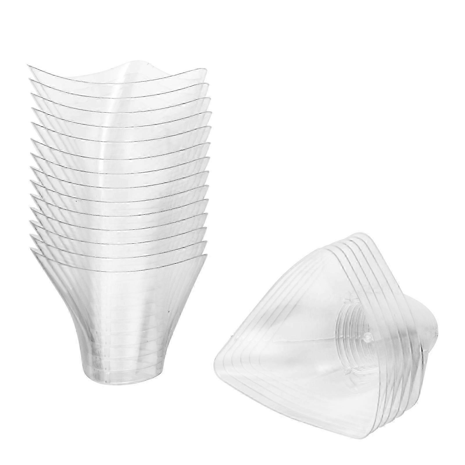 Dessert Transparent Twisting Design for Storage Use 20Pcs