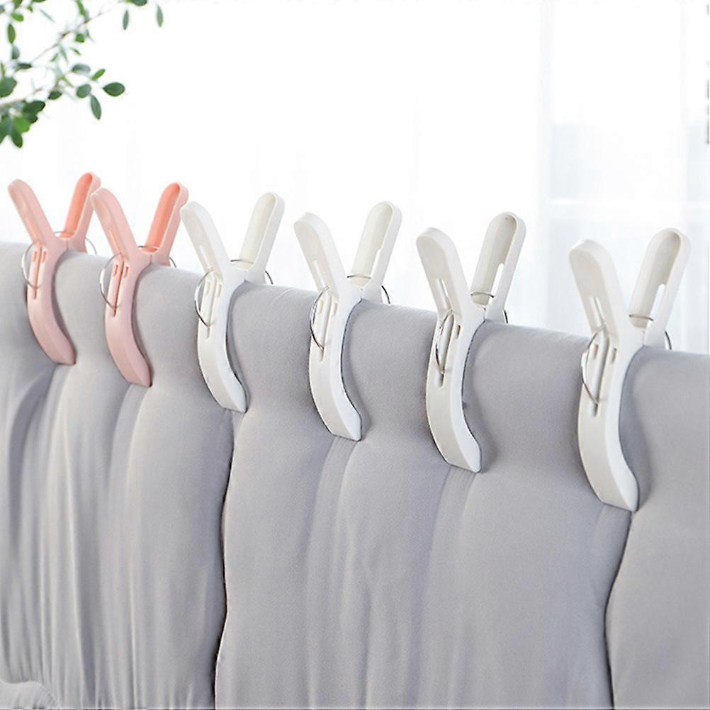 Clothes Clips Pink Plastic Quilt Holder for 3Pcs Multi-Function Use