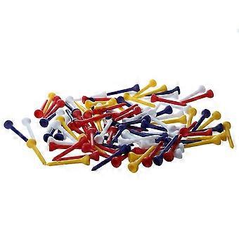 100pcs 49mm color mixed plastic Golf Tees New Arrival