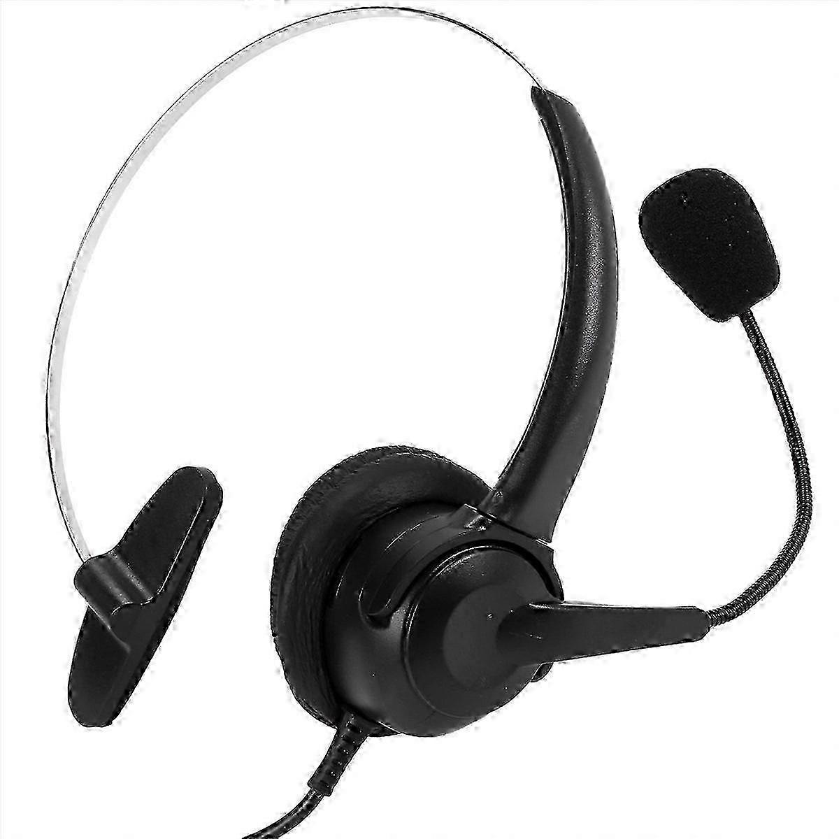 Noise-Reducing Monaural Desk Headset