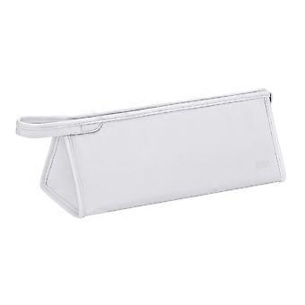 PVC Hair Dryer Storage Bag with Splashproof Tool Storage, Bathroom Hanging Toiletry Organizer for Women