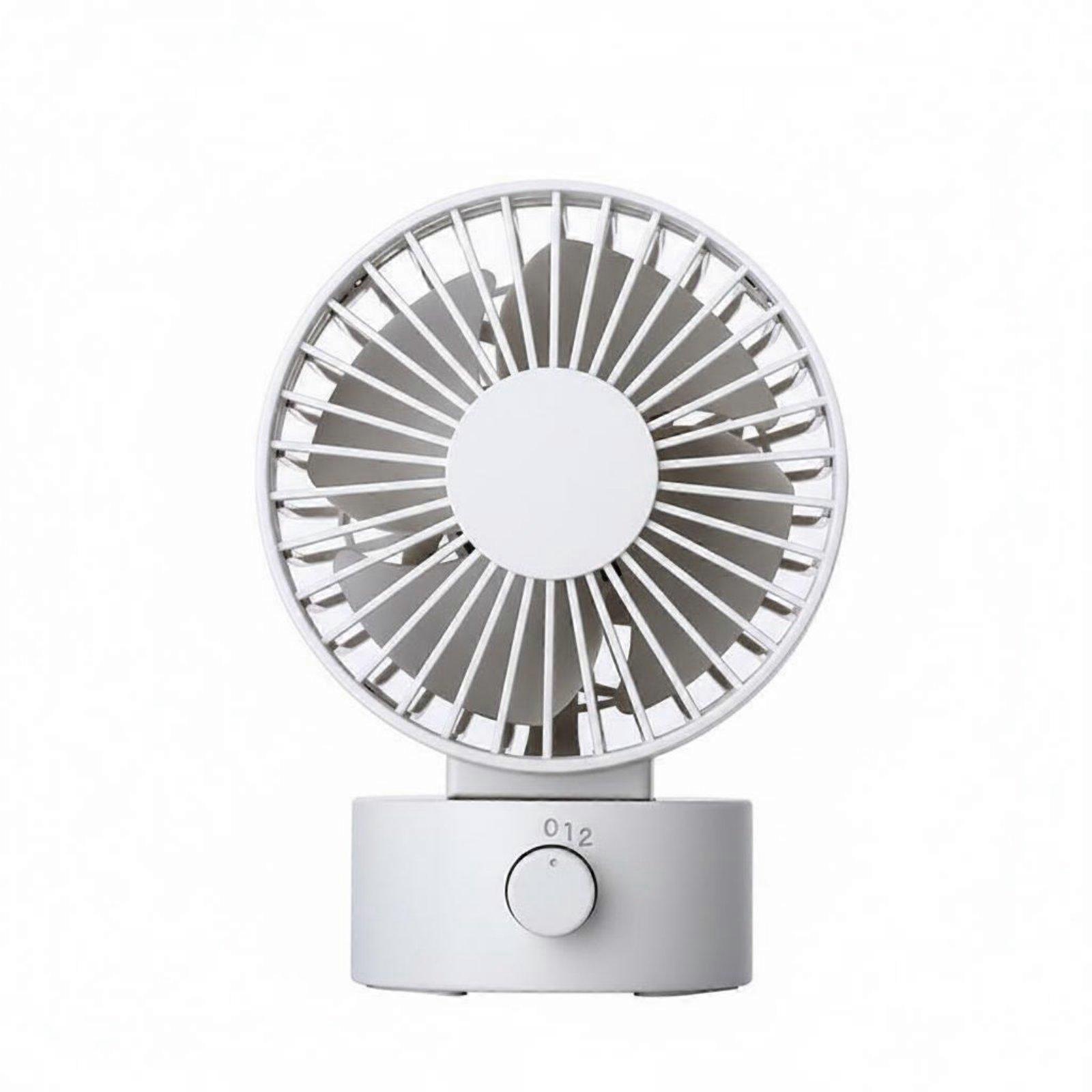 Mini Desk Fan Adjustable Angle USB Electric Fan Strong Wind