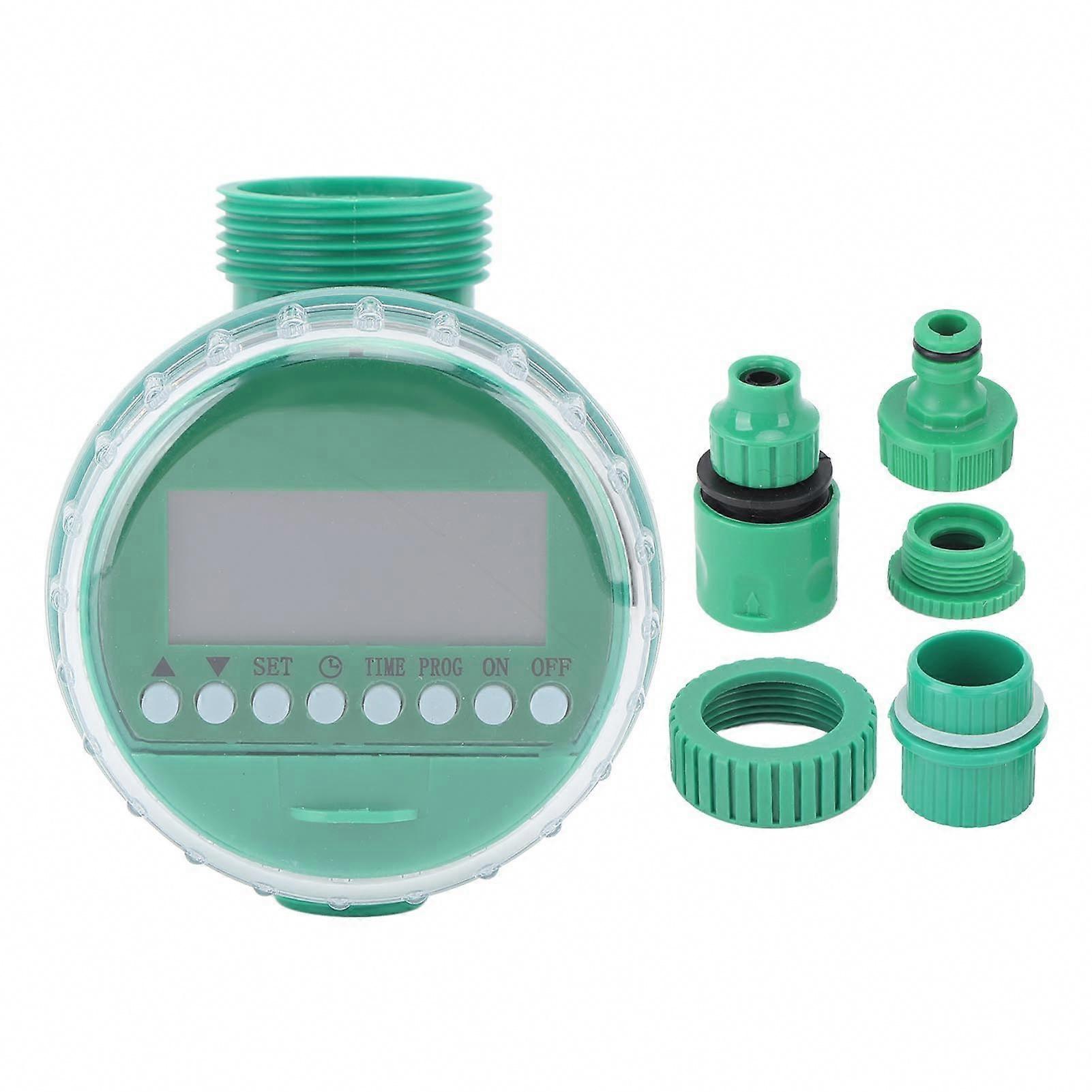 Irrigation Timer with LCD Display, Automatic Leakproof Controller System for Yard & Garden
