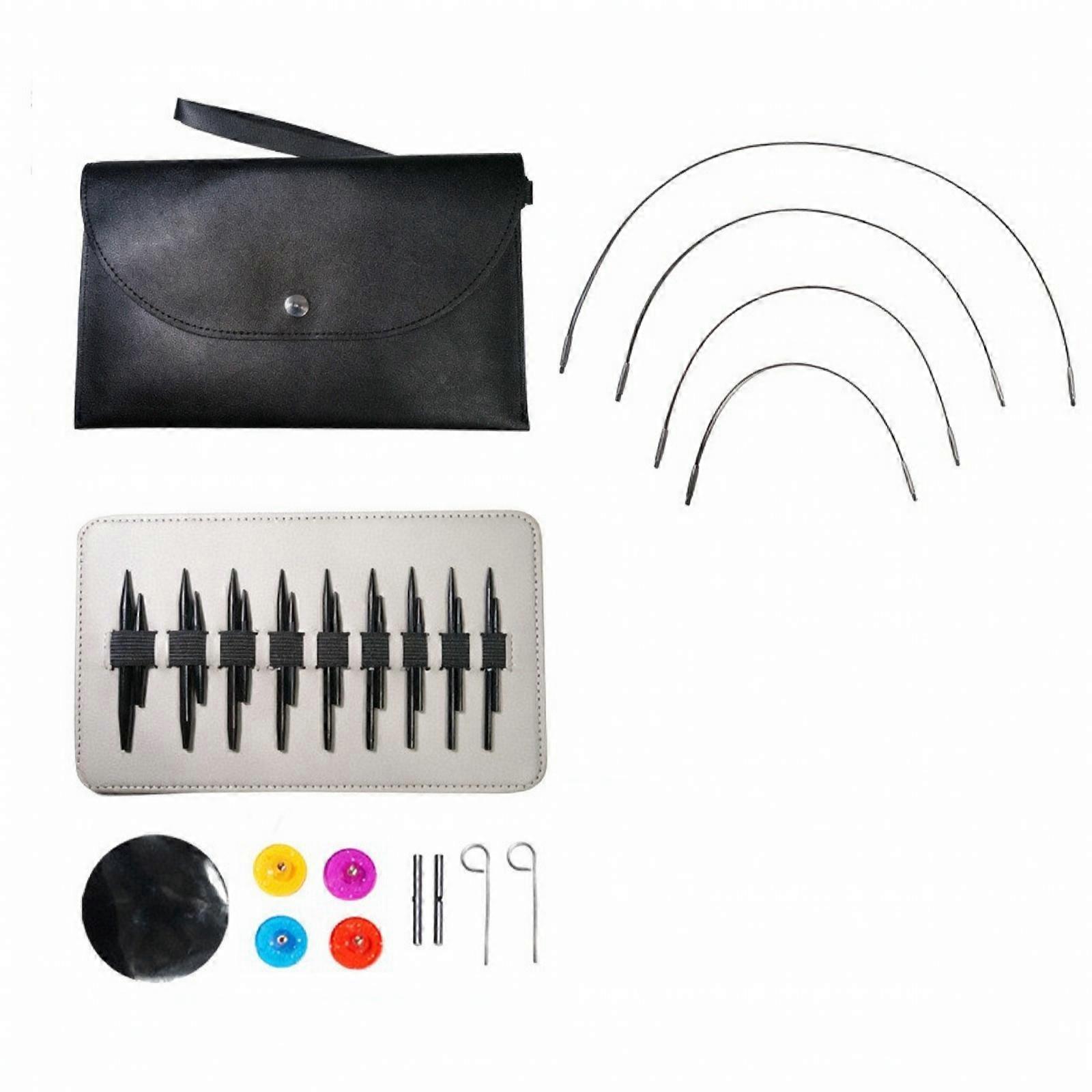 Circular Knitting Needle Kit Beginner-Friendly for Travel