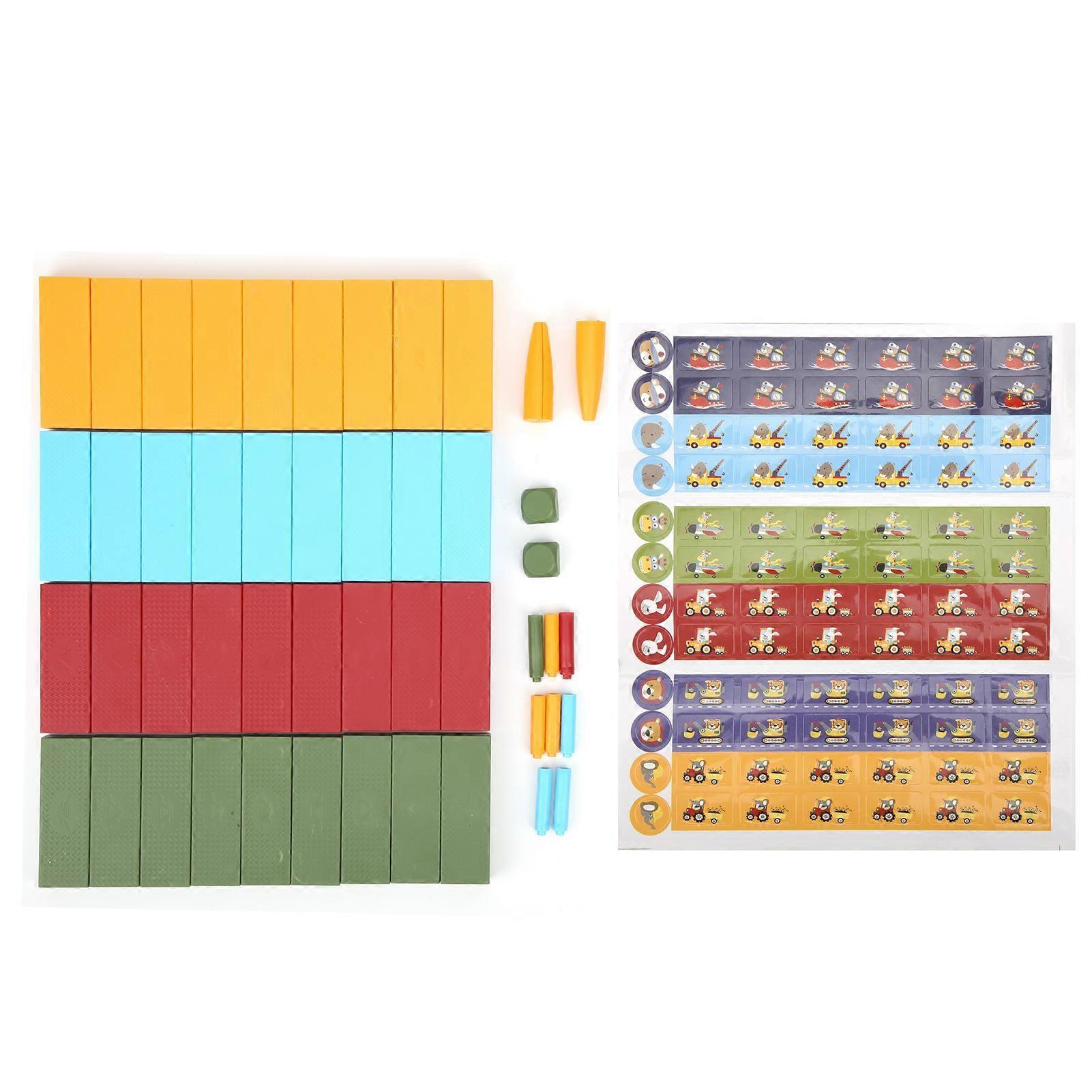 Children Educational Plastic Blocks Stacking Game Tumbling Tower Balancing Board Set
