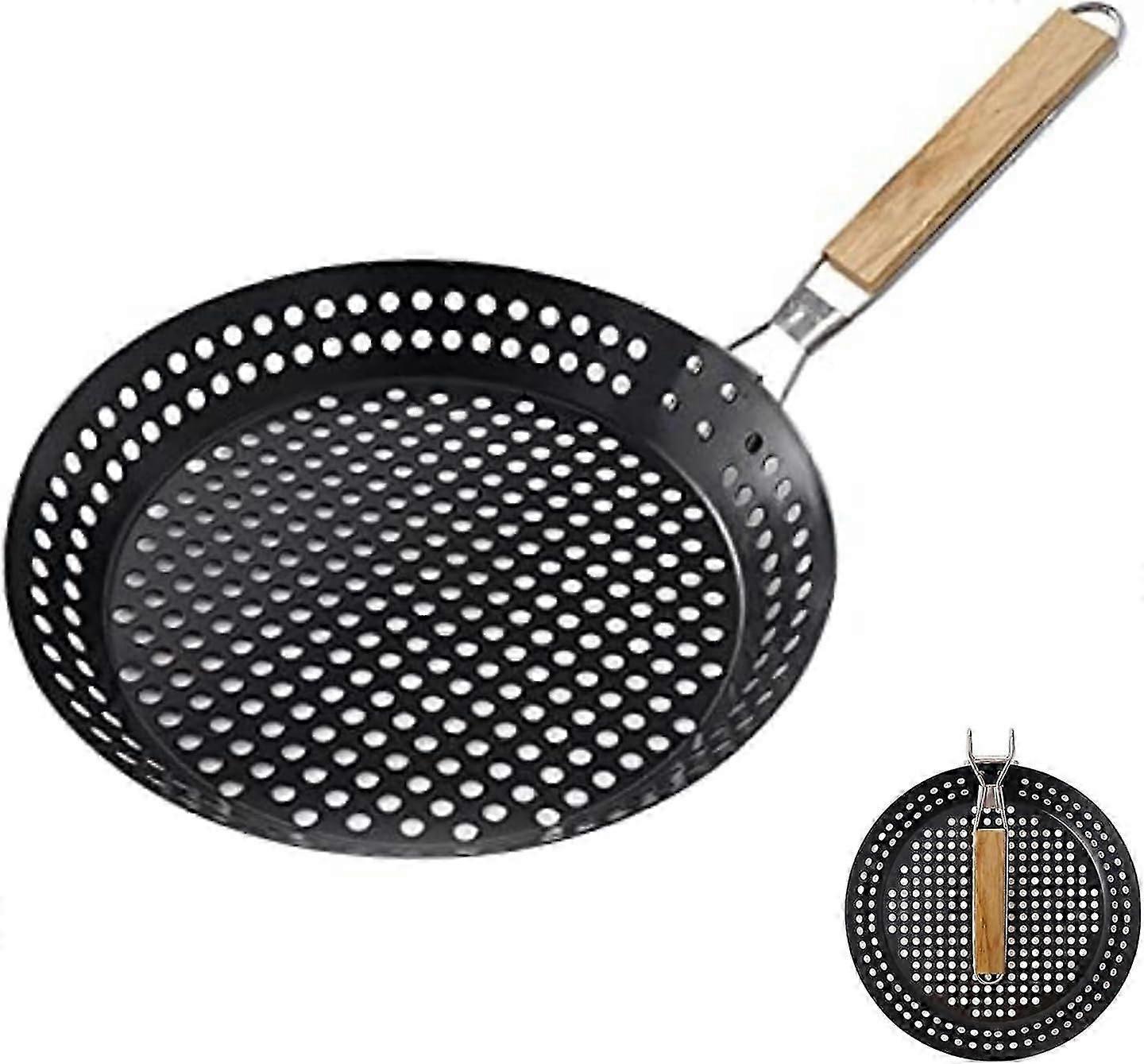 Foldable Non-Stick BBQ Skillet