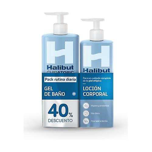 Daily routine pack lotion + bath gel 40% discount 500ml + 400ml