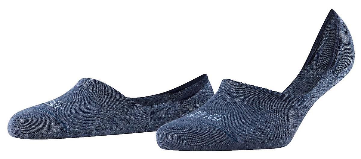 Falke Step High Cut No Show Socks - Navy Mel