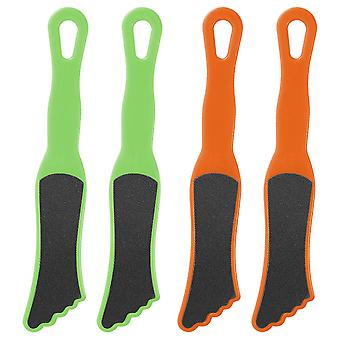 File del piede (confezione da 4): Pietra pedicure callo remover 2 in 1 per piedi e tacchi lisci, doppia grana