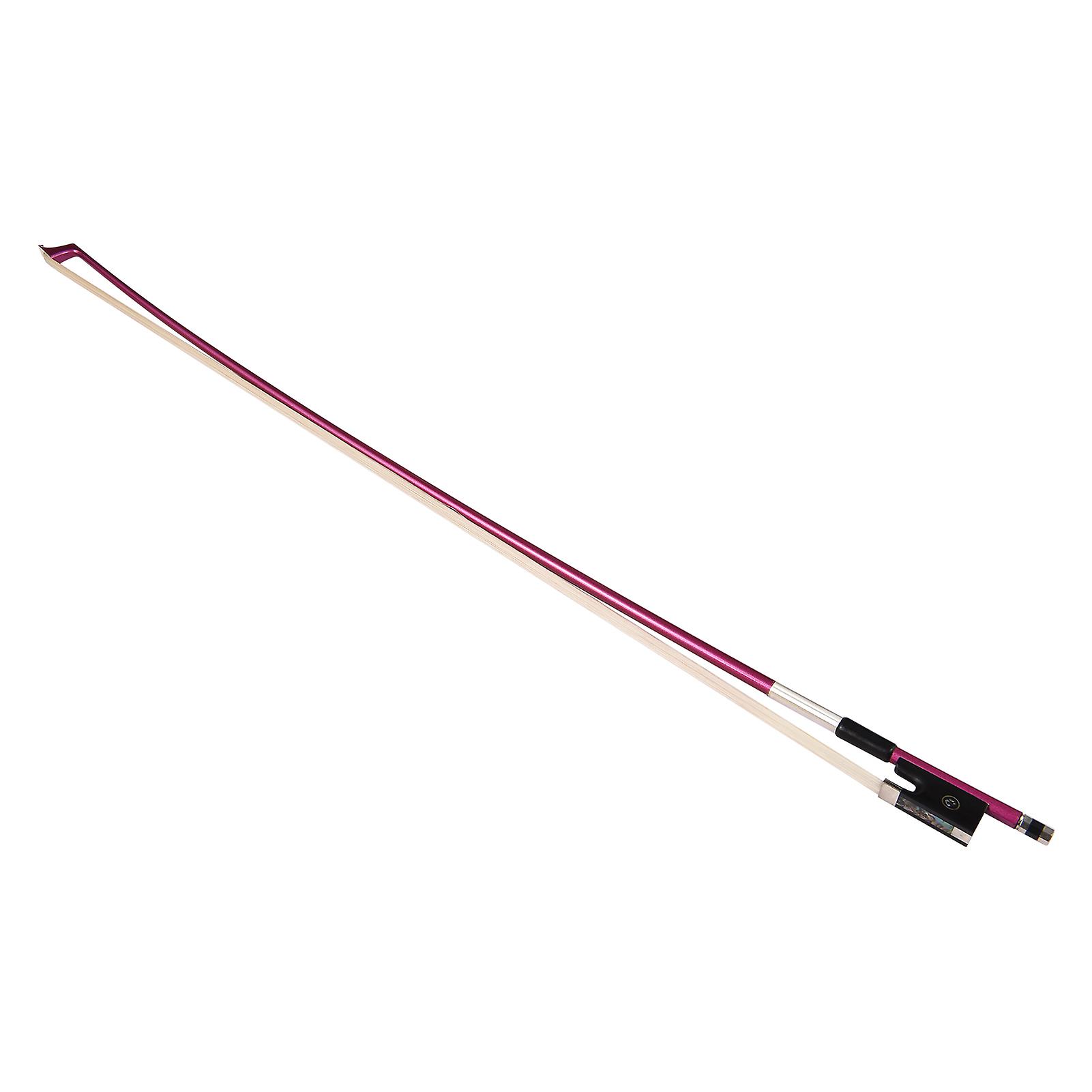 4/4 Violin Fiddle Bow Carbon Fiber Round Stick