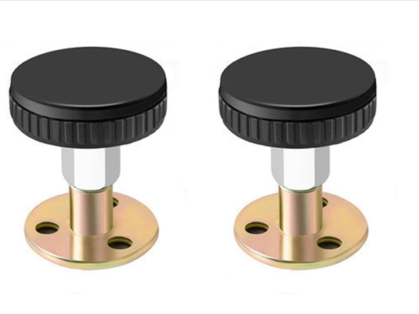 ベッド用2パック調整可能なネジ式ベッドフレームの手ぶれ防止ツール、ヘッドボードストッパー、ベッドサイドヘッドボードは緩みを防ぎます 手ぶれ防止フィクサー、ベッドストッパー、