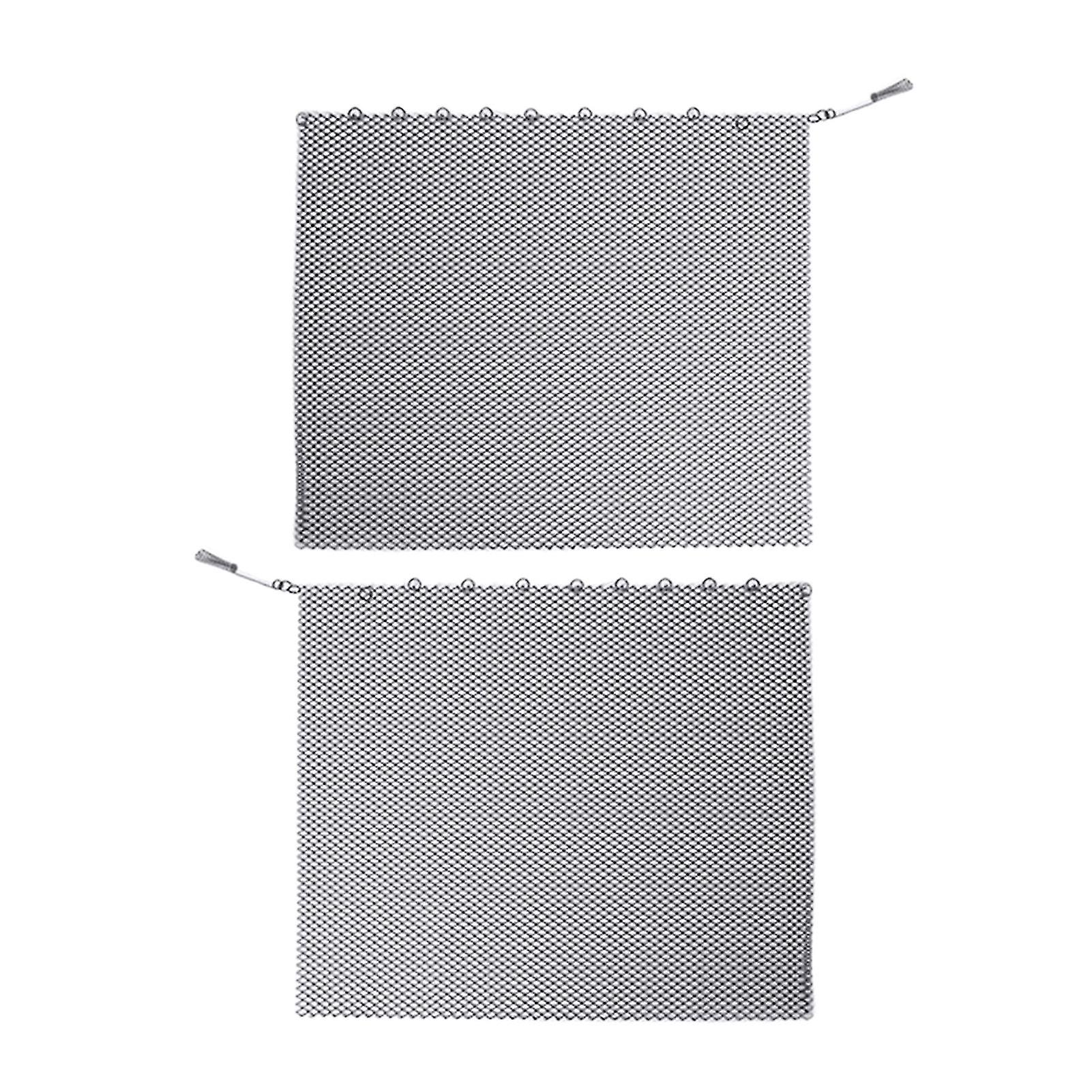 1 Set Fireplace Screen Moisture-resistant Spark Proof Full Coverage Hearth Fireplace Curtain For Living Room
