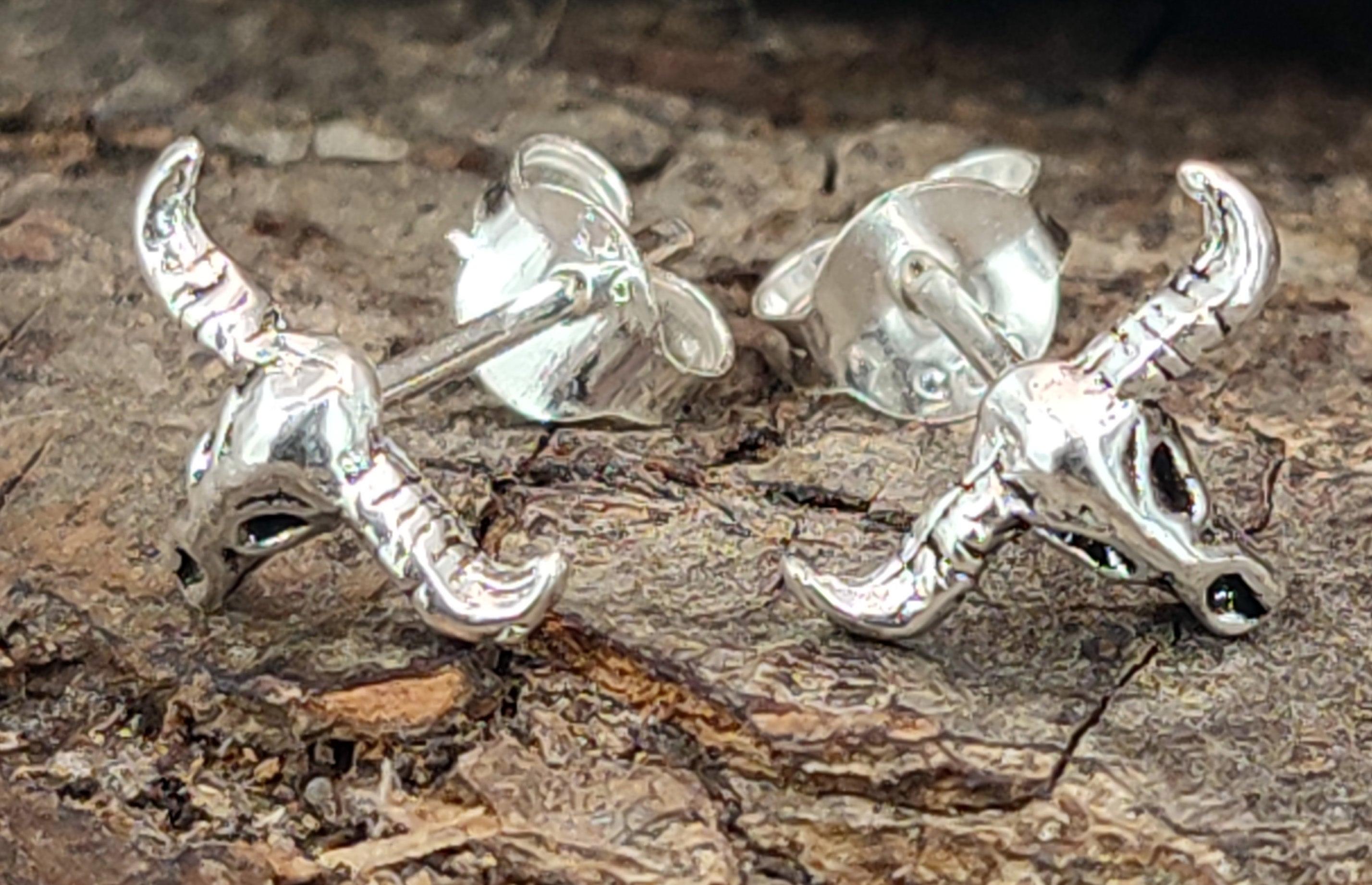 Soul-Cats® Boucles D'Oreilles Stud En Acier Inoxydable - Argent Ou Noir - Ø 4mm à 10mm - Fermoir à Vis