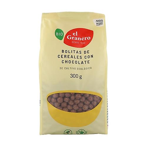Organic Chocolate Cereal Balls 300 g (Chocolate)