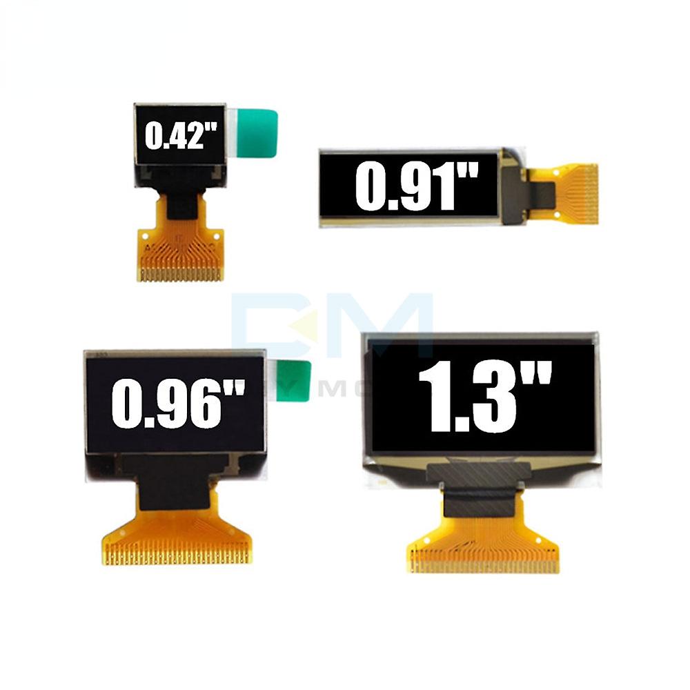 צג Lcd OLED 0.42 0.91 0.96 1.3 אינץ 'כחול לבן מודול תצוגת מסך LCD 0.42 '' 0.91 '' 0.96 '' 1.3 '' מודול OLED עבור Arduino