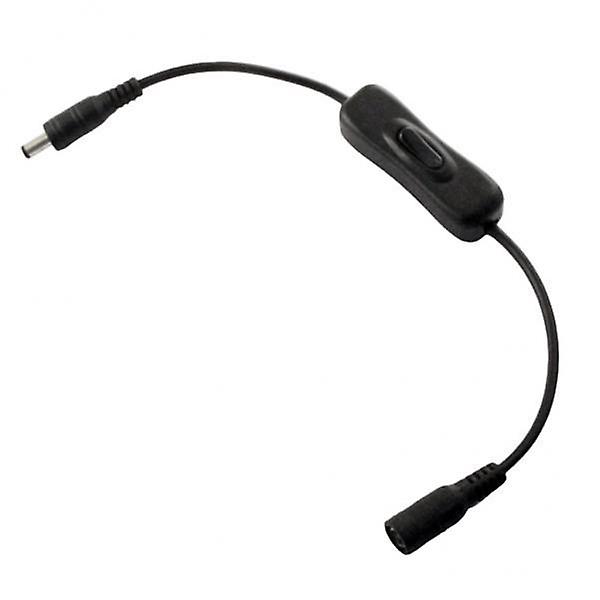 6xLED Strip Light Inline On/Off Switch Cable DC Jack (5.5x2.1mm) Connector