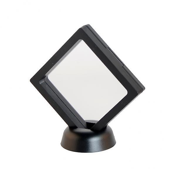 4xTransparentní šperky Display Box Zobrazit stojan Balení Pouzdro Levitate 90mm