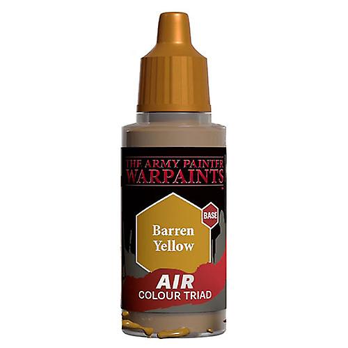 BARREN Army Painter Airbrush-ready High Quality Air Colour Triad 18mL (Yellow)