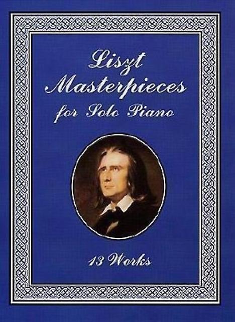 Mesterværker for soloklaver af Franz Liszt Paperback Book