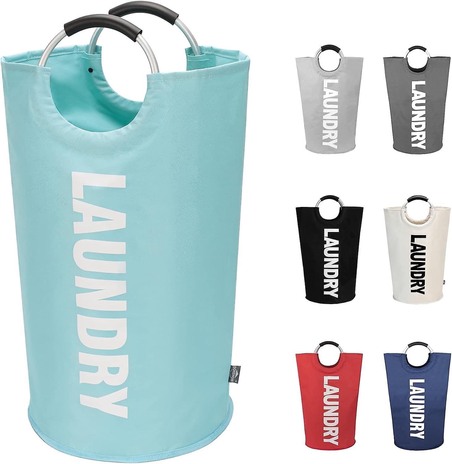 Laundry Baskets, Collapsible Laundry Bag, Folding Large Capacity Laundry Bins (black)